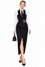 The Day-to-Night Tuxedo black Dress- Pre-order
