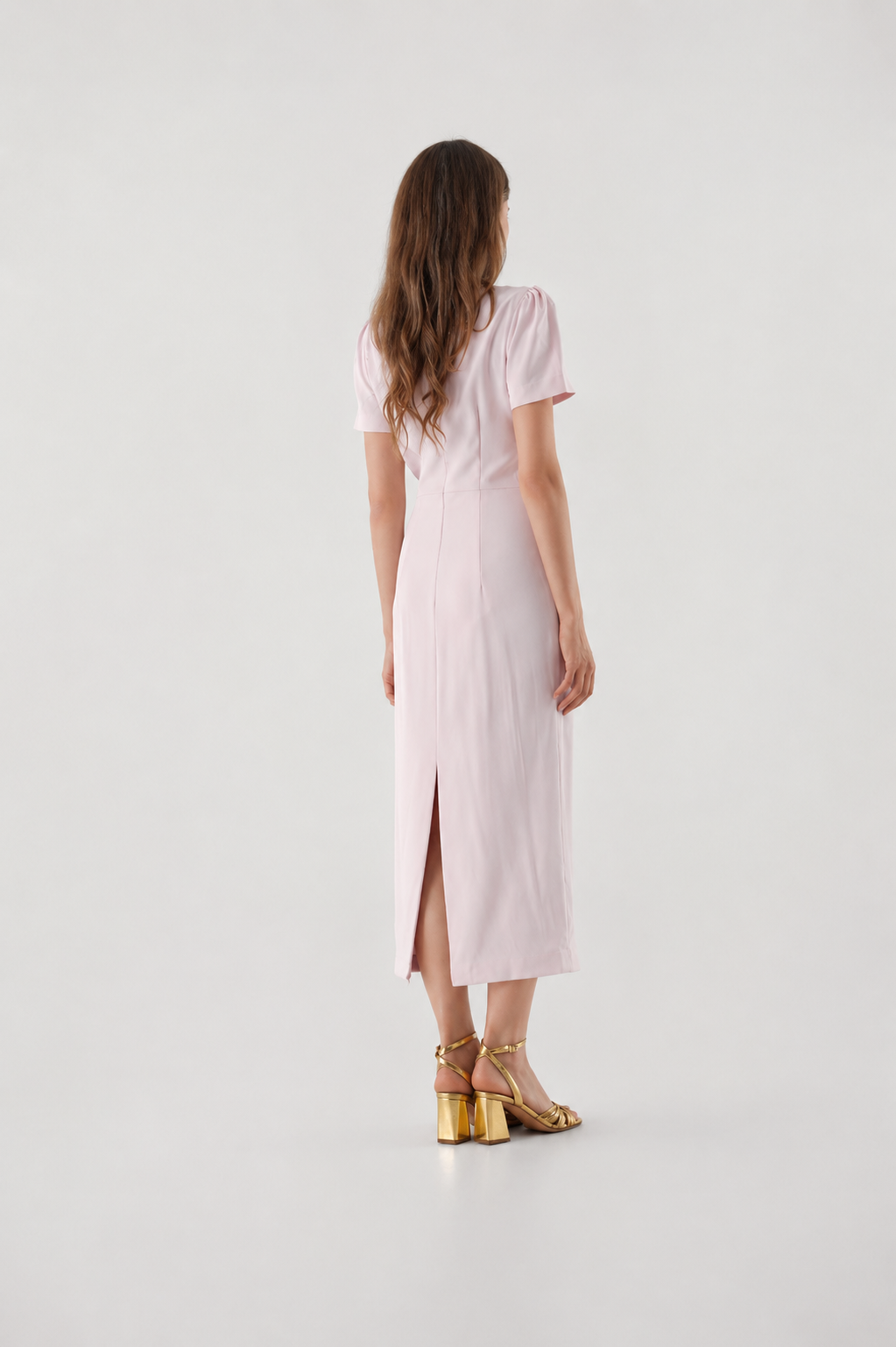 Blush Camellia Gown