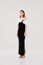 Noir Camellia Gown