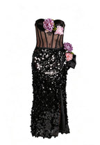 [PRE-ORDER] Nocturne Fleur Corset Sequin Gown