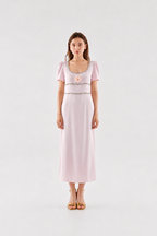 Blush Camellia Gown
