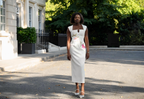 Ivory Lily Embroidered Dress-Pre -Oder
